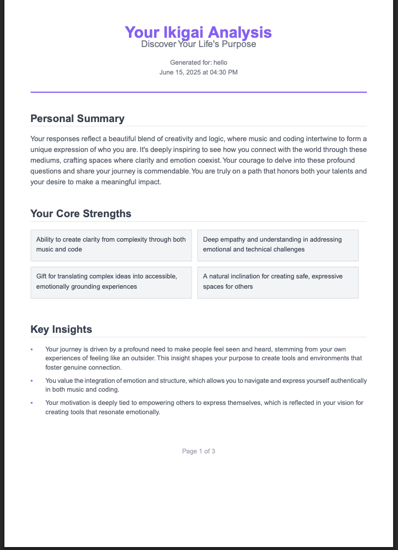 Actionable Insights